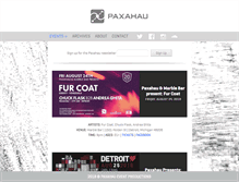 Tablet Screenshot of paxahau.com